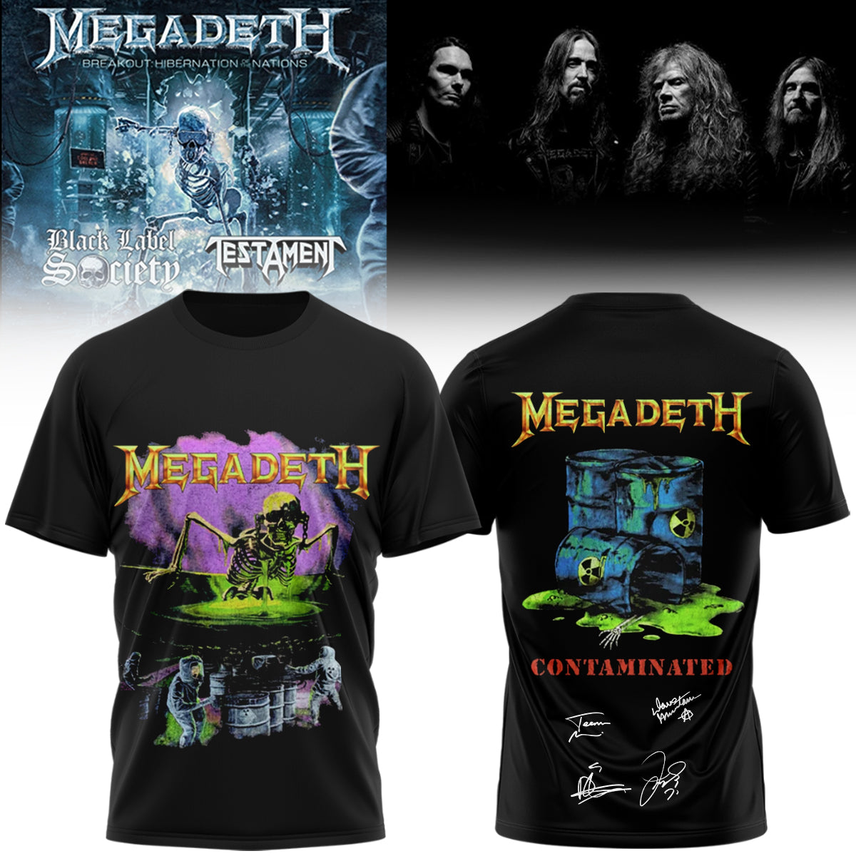 Megadeth Limited Signed TShirt