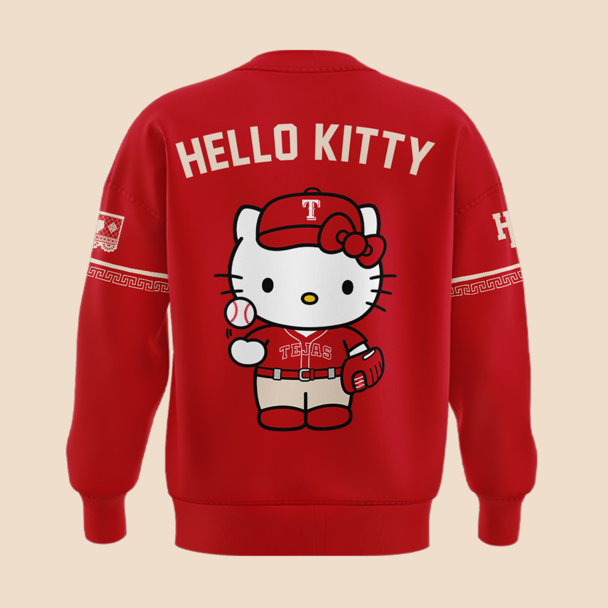 Exclusive Tejas City Connect Texas Rangers x Hello Kitty Sweatshirt 2026