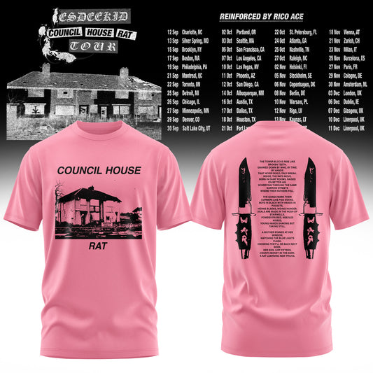 Council House Rat Tour Vintage Washed Graphic Tee