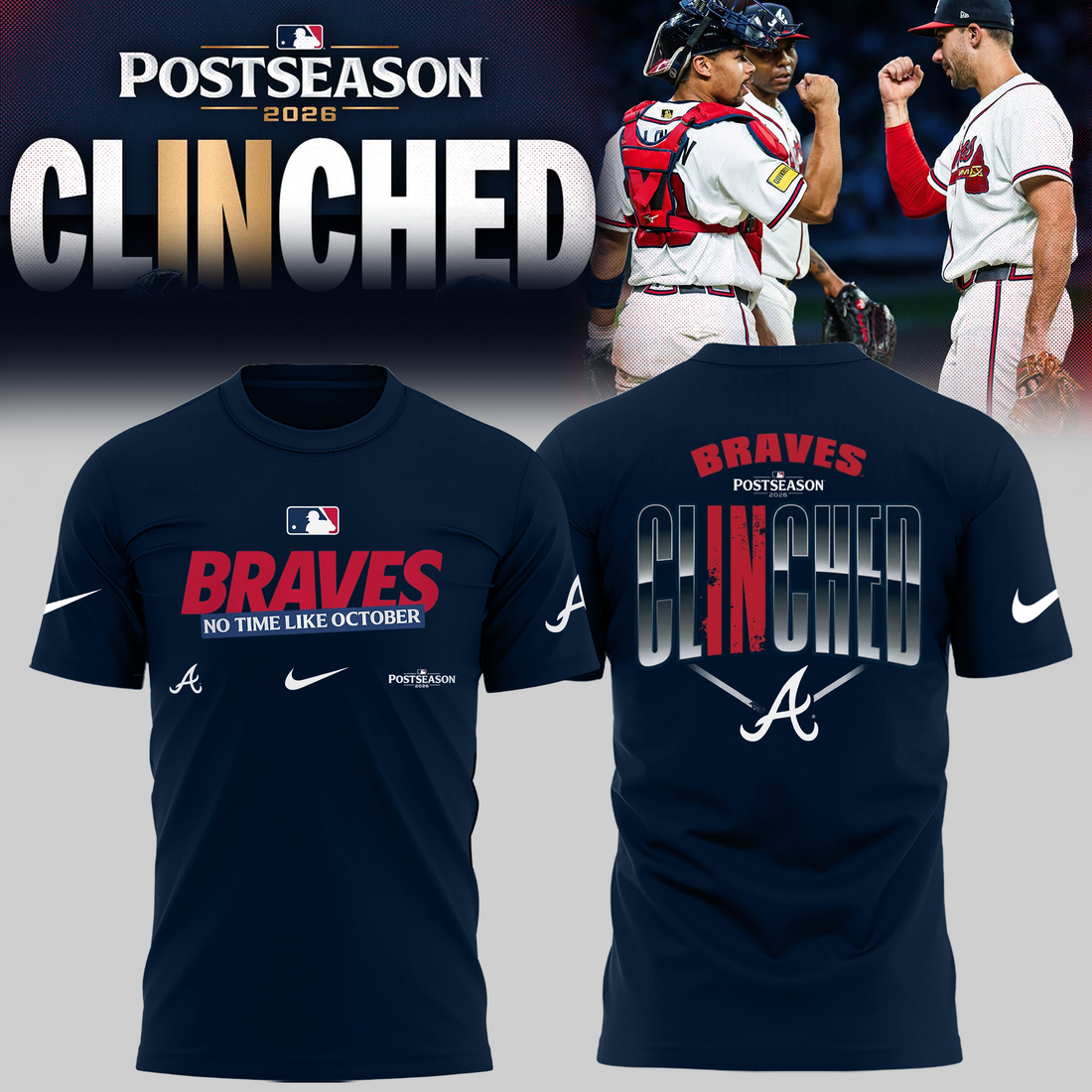 Limited Edition Postseason 2026 Clinched T-shirt