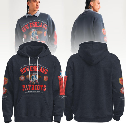 NEP Abercrombie and Fitch Navy Hoodie