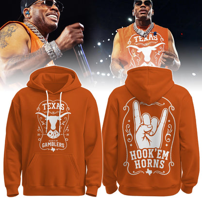 Nelly × Longhorns × Austin Gamblers ’26 Hoodie