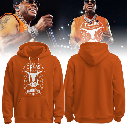 Nelly × Longhorns × Austin Gamblers ’26 Hoodie
