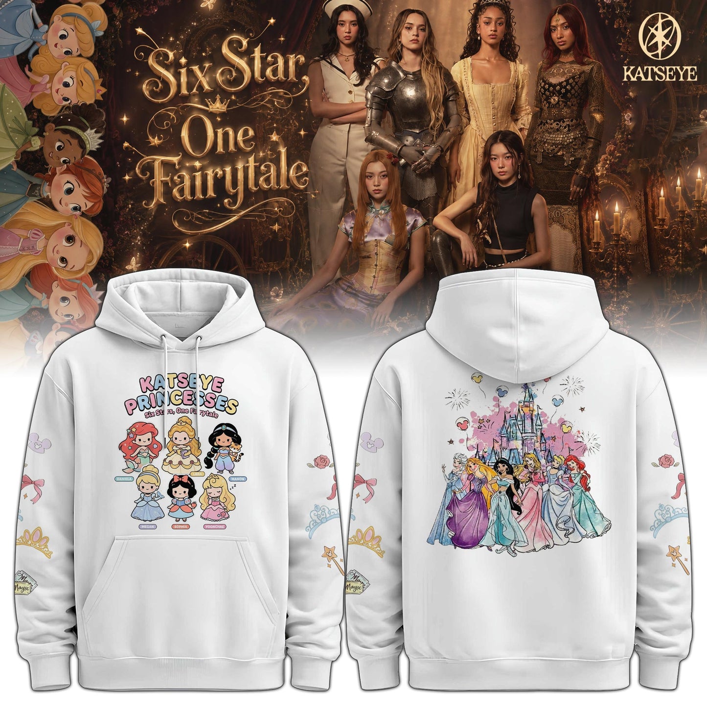 Fairytale White Hoodie for EYEKONS