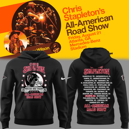 03.25. Perfect Hoodie Chris Stapleton x Atlanta Falcons - All American Road Show 2026 Hoodie