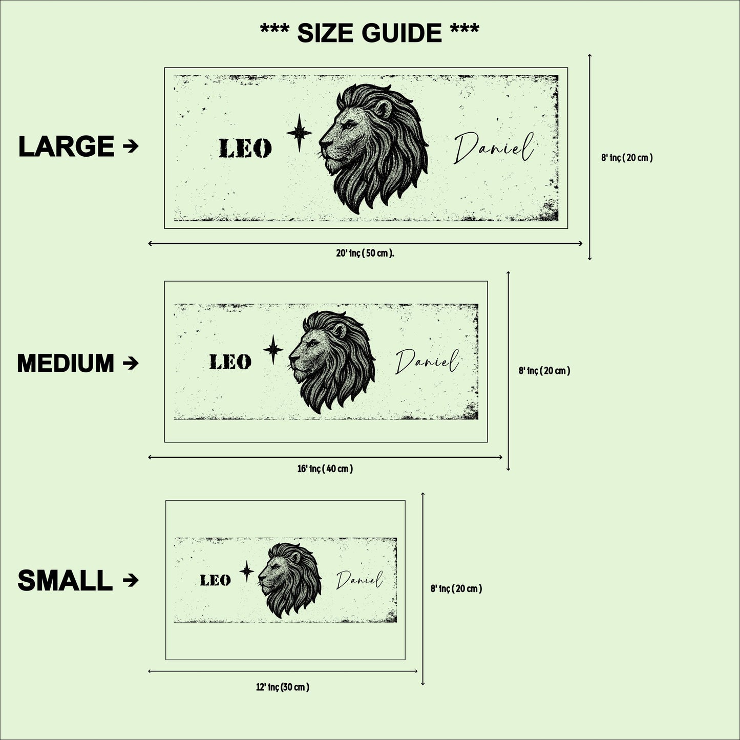 Personalized Leo Zodiac Wooden Plaque: Rustic Lion Constellation Wall Art