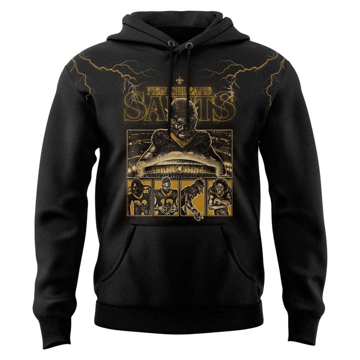 New Orleans Saints Stranger Things Hoodie - limited edition
