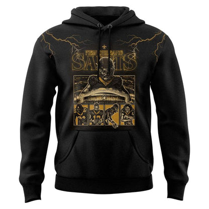 New Orleans Saints Stranger Things Hoodie - limited edition