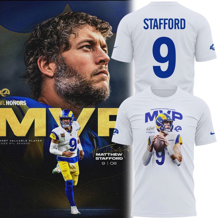 Special Matthew Stafford Los Angeles Rams 2025 MVP T-Shirt