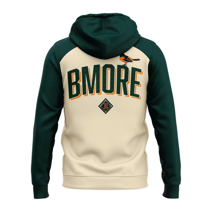 Baltimore Orioles 2026 City Connect Hoodie - Green/Cream