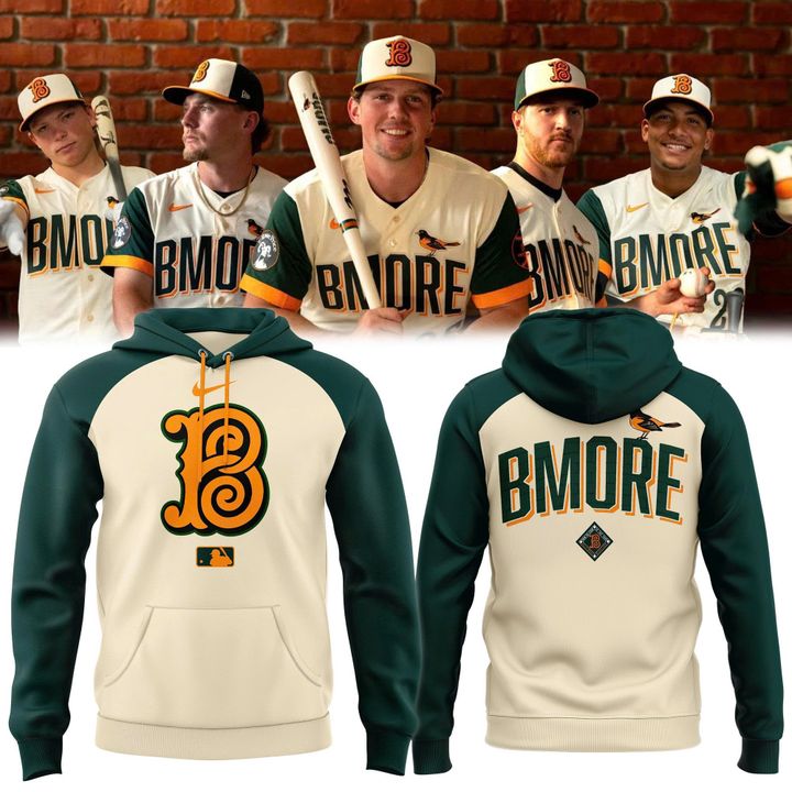 Baltimore Orioles 2026 City Connect Hoodie - Green/Cream
