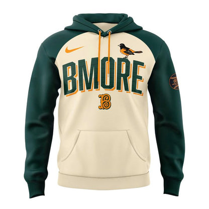 Baltimore Orioles 2026 City Connect Special Hoodie - Green/Cream