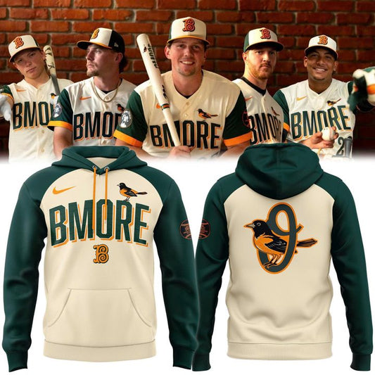 Baltimore Orioles 2026 City Connect Special Hoodie - Green/Cream