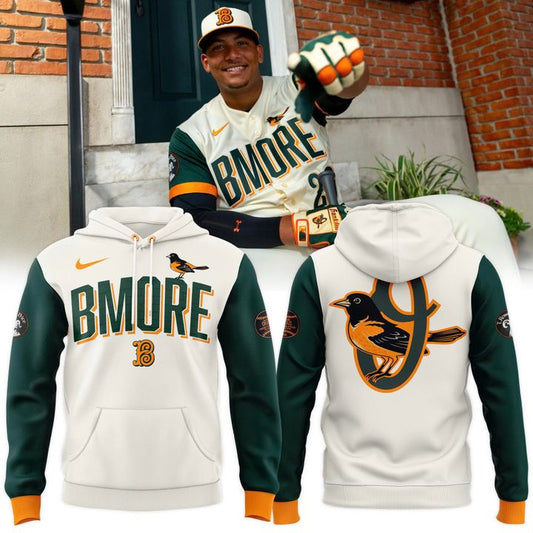 Baltimore Orioles 2026 City Connect Hoodie - Green/White