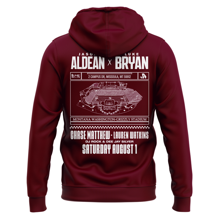 1.Limited Edition Montana Grizzlies x Jason Aldean And Luke Bryan Hoodie