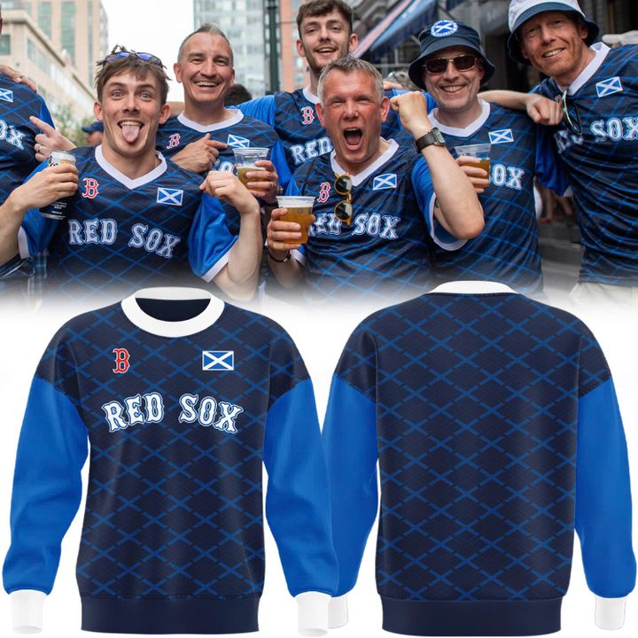 Red Sox Scottish Celebration Sweatshirt - Limited Edition