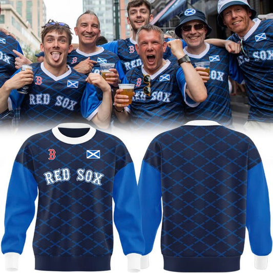 Red Sox Scottish Celebration Sweatshirt - Limited Edition