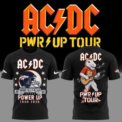 04. AC/DC x Denver Broncos - Power Up Tour 2026 T-Shirt
