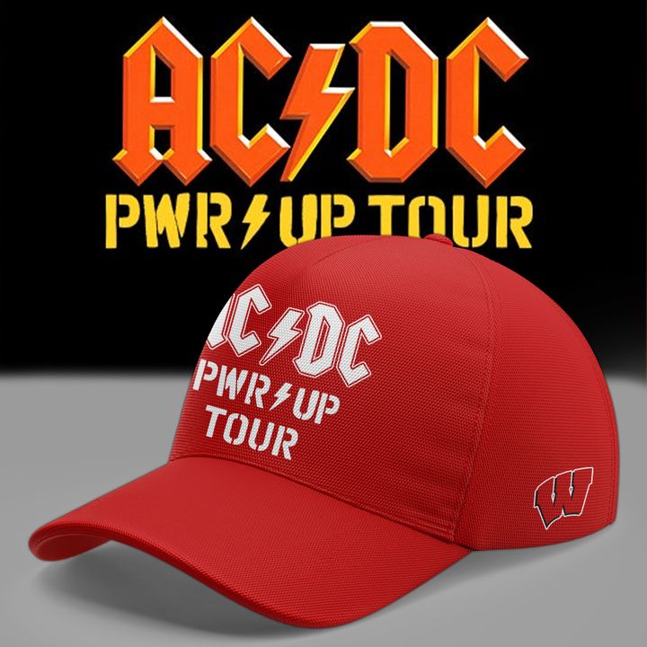 09. Special Edition AC/DC x Wisconsin Badgers Football - Power Up Tour 2026 T-Shirt
