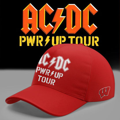 09. Special Edition AC/DC x Wisconsin Badgers Football - Power Up Tour 2026 T-Shirt