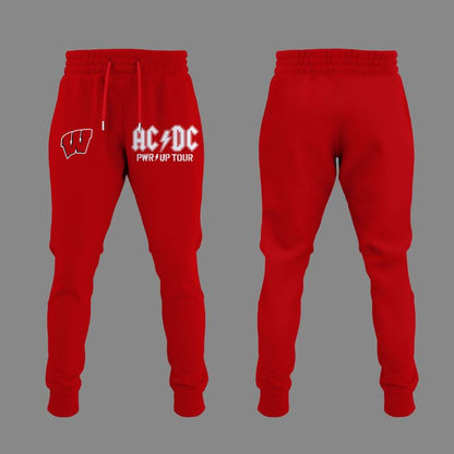 09. Special Edition AC/DC x Wisconsin Badgers Football - Power Up Tour 2026 T-Shirt
