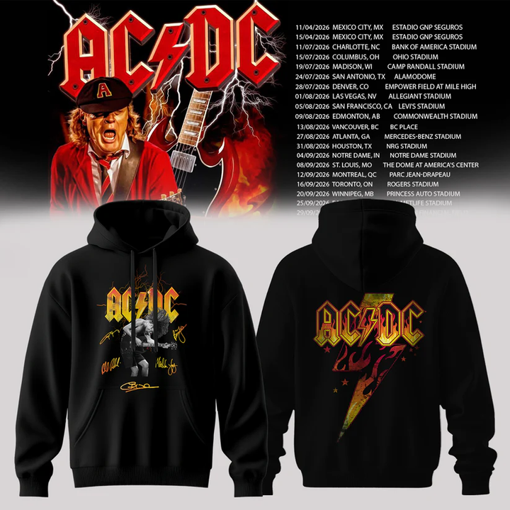 Hoodie AC/DC - Power Up Tour 2026 North America Hoodie