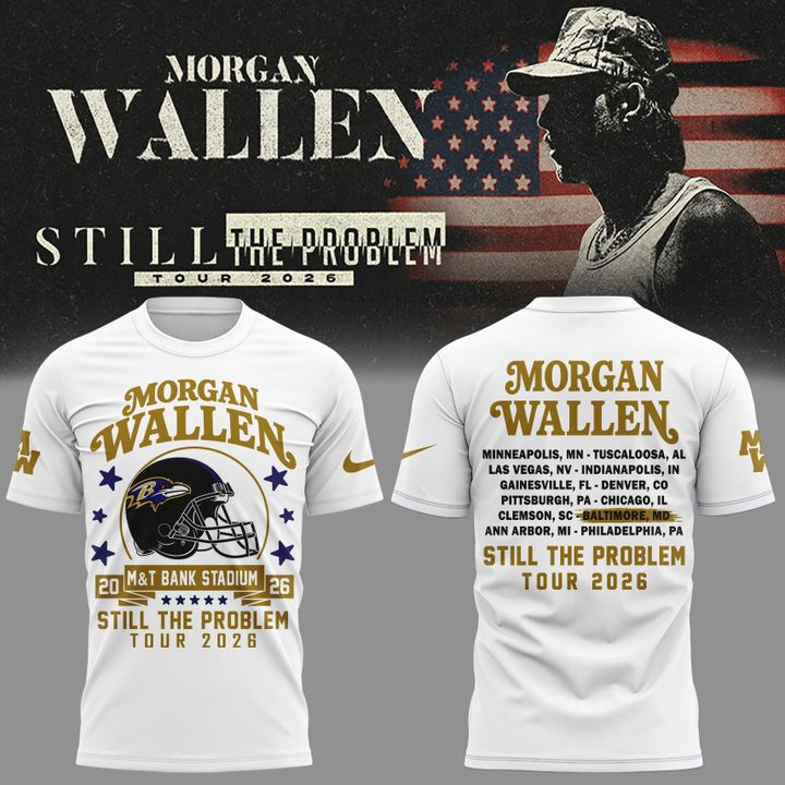 01. Exclusive MW x Baltimore Ravens - Still The Problem Tour 2026 T-Shirt