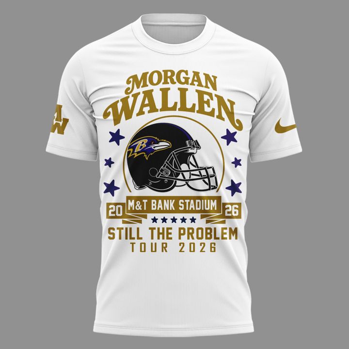 01.2. Perfect Tshirt MW x Baltimore Ravens - Still The Problem Tour 2026 T-Shirt