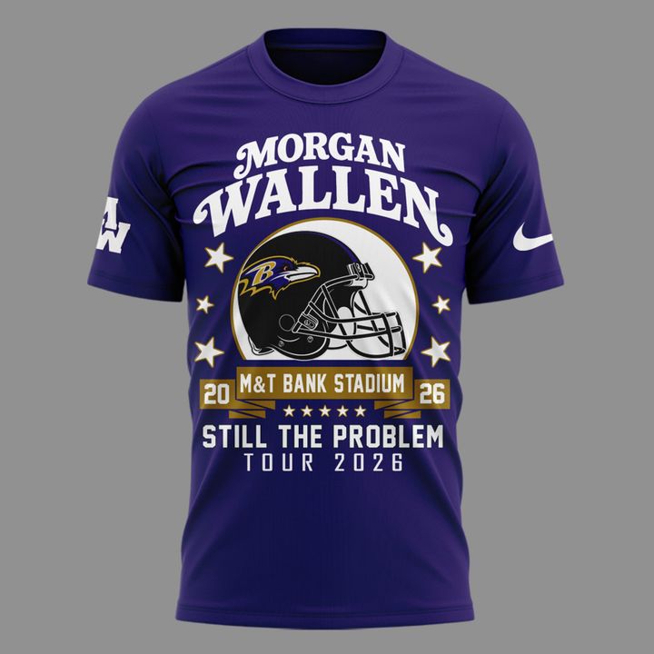 06. Limited Edition MW x Baltimore Ravens - Still The Problem Tour 2026 T-Shirt