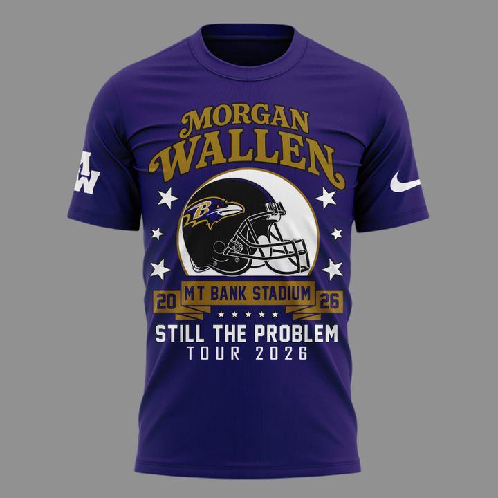 02.2. Still The Problem Tour 2026 - MW x Baltimore Ravens T-Shirt