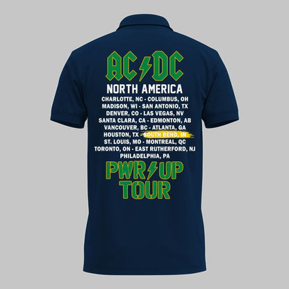 Special AC/DC x Notre Dame Football - Power Up Tour 2026 Polo