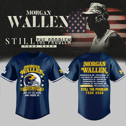 Perfect Still The Problem Tour 2026 - Michigan Football x MW Jersey