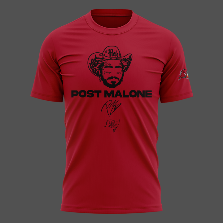 Exclusive Post Malone x Tampa Bay Buccaneers Red Tshirt 2026