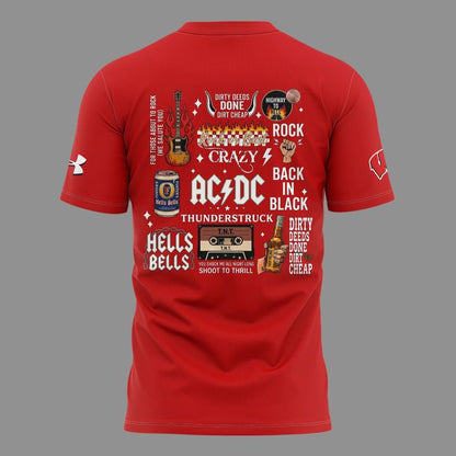 03. New Shirt Wisconsin Football x AC/DC - Power Up Tour 2026 T-Shirt