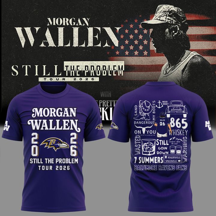 002. New Shirt Baltimore Ravens x MW - Still The Problem Tour 2026 T-Shirt