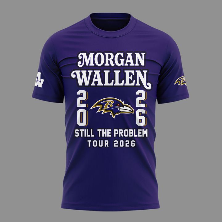 002. New Shirt Baltimore Ravens x MW - Still The Problem Tour 2026 T-Shirt