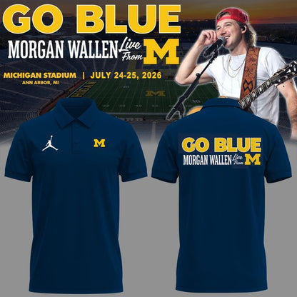 New Polo MW  x Michigan Football - Still The Problem Tour 2026 Polo Shirt