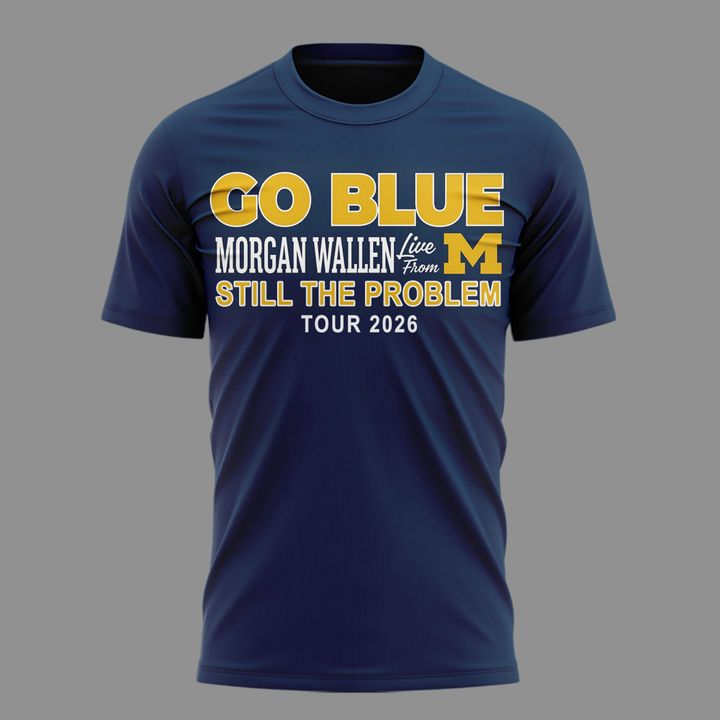 Limited Edition MW x Michigan Wolverines Football - Still The Problem Tour 2026 T-Shirt