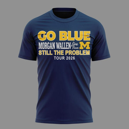 Limited Edition MW x Michigan Wolverines Football - Still The Problem Tour 2026 T-Shirt