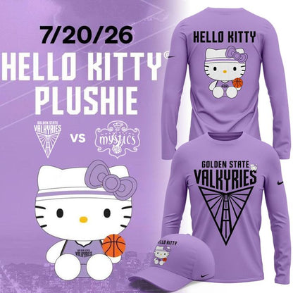 New Long Sleeve 2026 Golden State Valkyries x Hello Kitty
