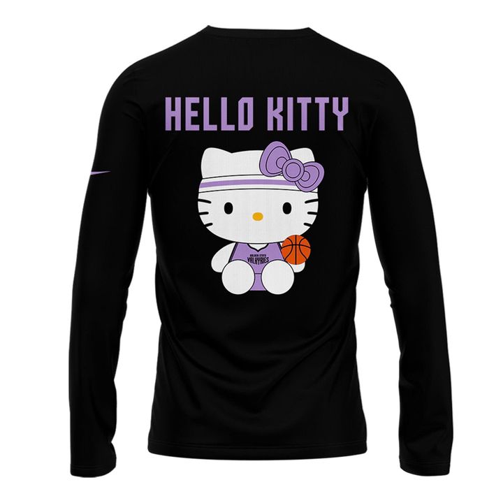 New Long Sleeve Black 2026 Golden State Valkyries x Hello Kitty