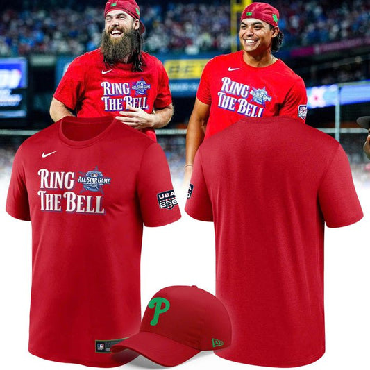 2026 Limited edition All-Star Game Red Authentic Collection Ring The Bell Tri-Blend Dri-FIT T-Shirt.