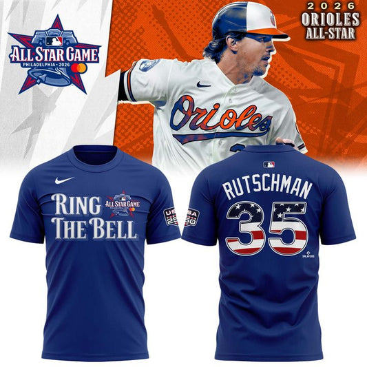 2026 All-Star Game Men's American League Adley Rutschman Blue Name & Number T-Shirt