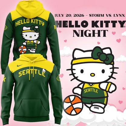 Exclusive Edition Seattle Storm x Hello Kitty Night Hoodie 2026