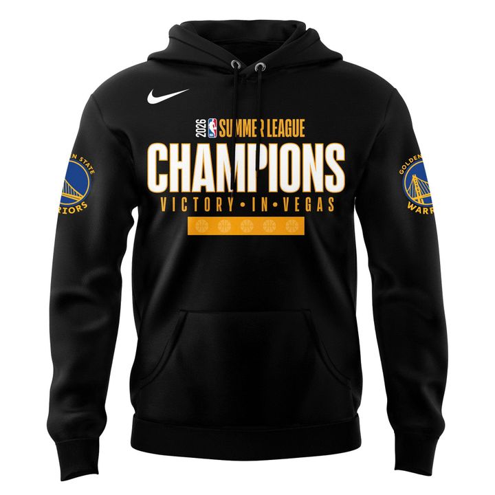 Golden State Warriors 2026 Summer League Champions Black Hoodie