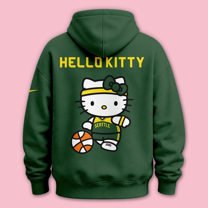 2026 Limited edition Hoodie Seattle Storm x Hello Kitty
