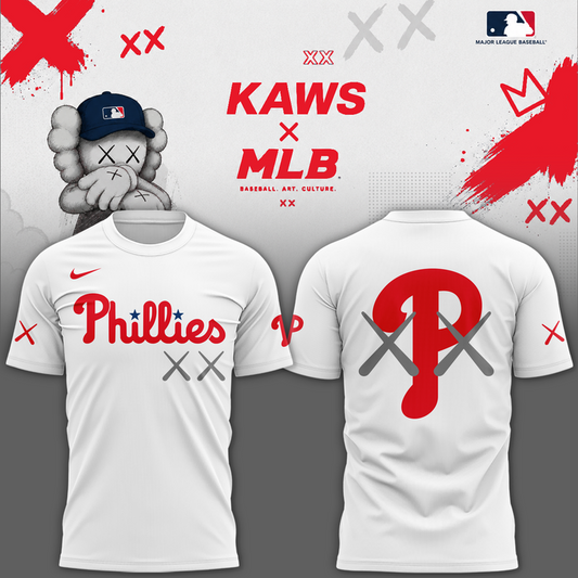 Exclusive Version Philadelphia Phillies x Kaws Tshirt 2026