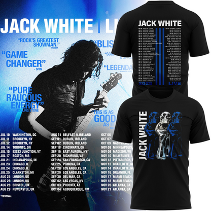 02.Limited edition Jack White Live 2026 Tour Tshirt