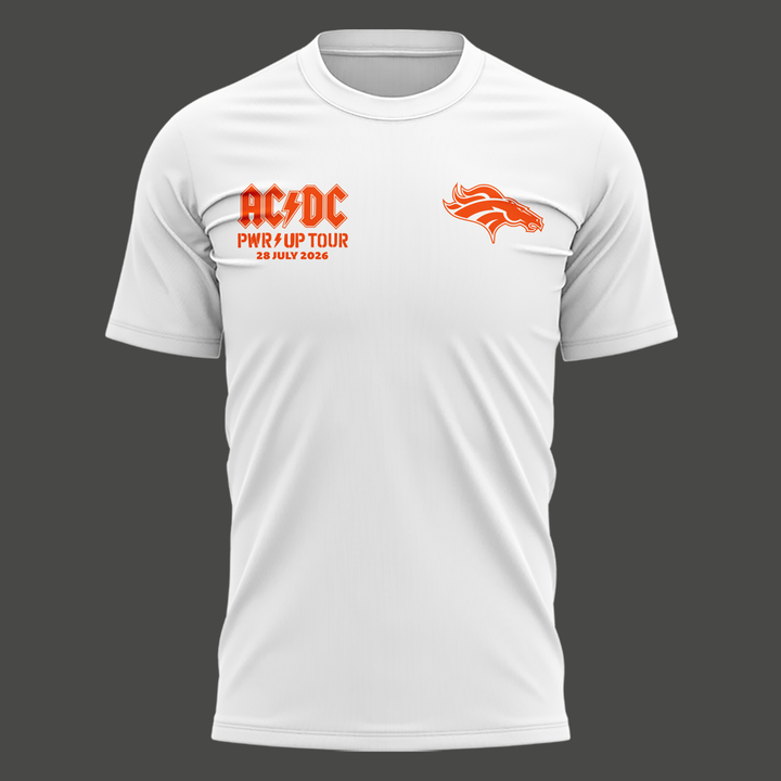 Exclusive Version Denver Broncos x PWR/UP TOUR Tshirt 2026