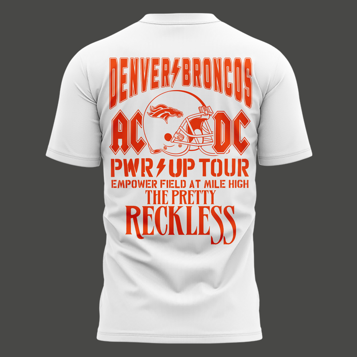 Exclusive Version Denver Broncos x PWR/UP TOUR Tshirt 2026